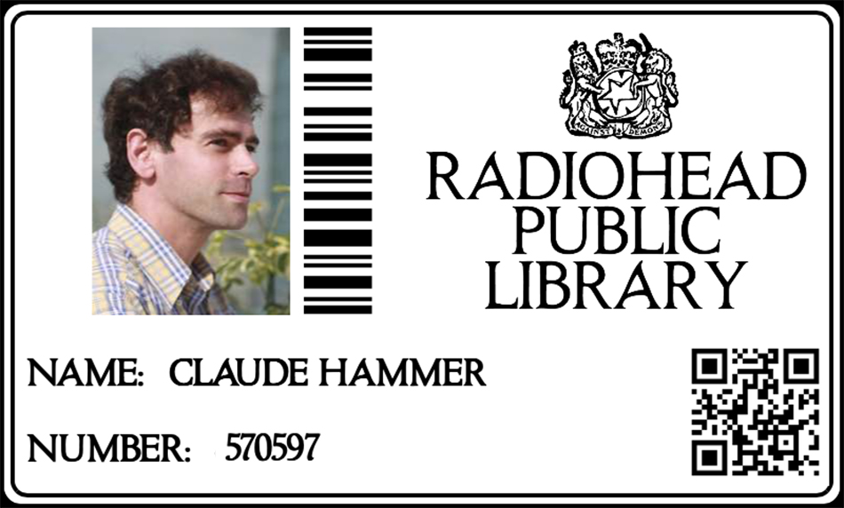 Radiohead Public Library - Member 570597